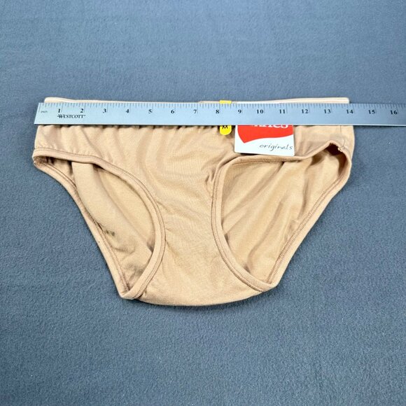 Hanes Women's Size Medium Panty Hipster Original Beige New With Tags - Picture 6 of 8